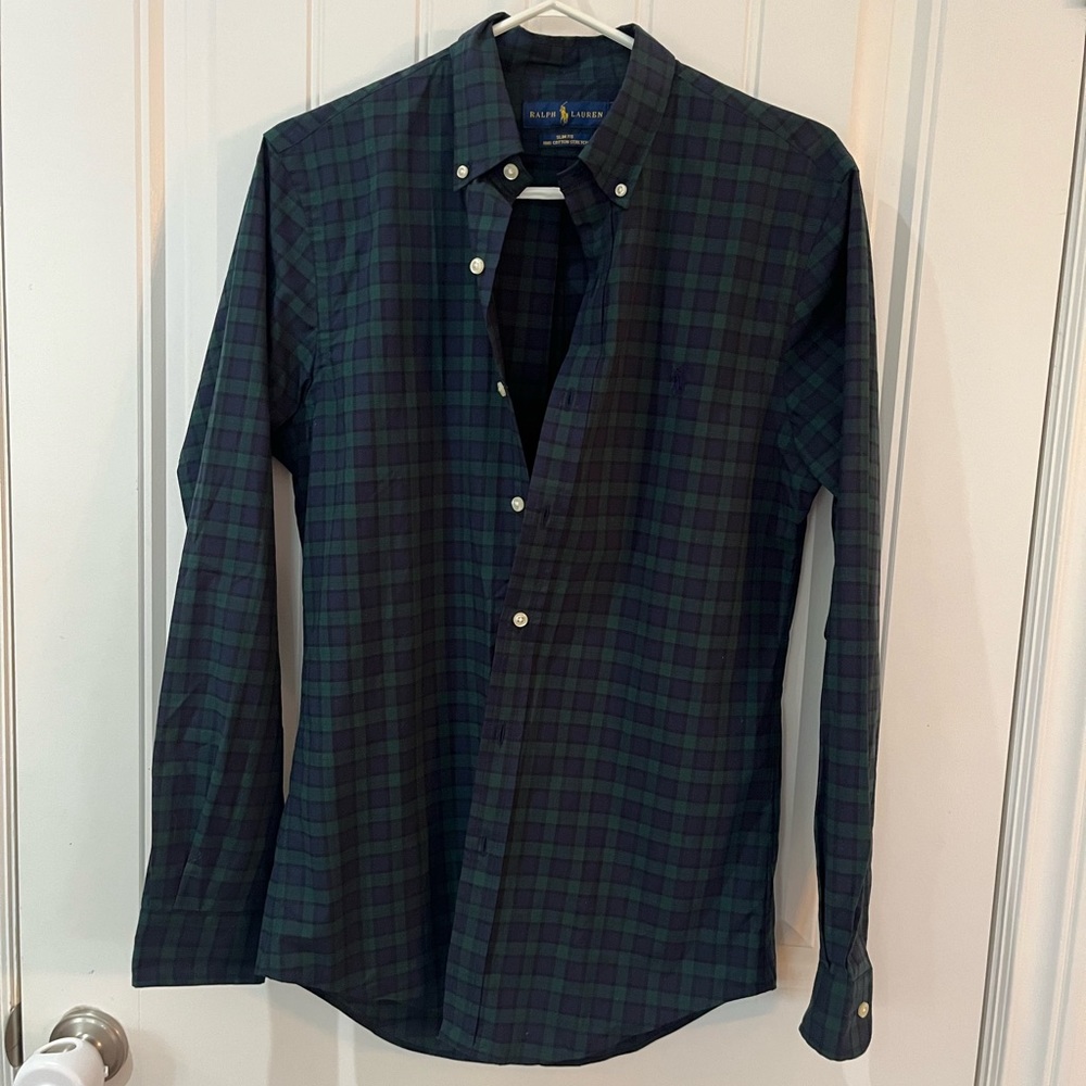 NWOT Ralph Lauren Men’s Slim Fit Shirt 100% Cotton